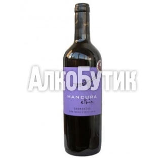 Вино МАНКУРА КАРМЕНЕР 0.75L красное сухое (Чили)